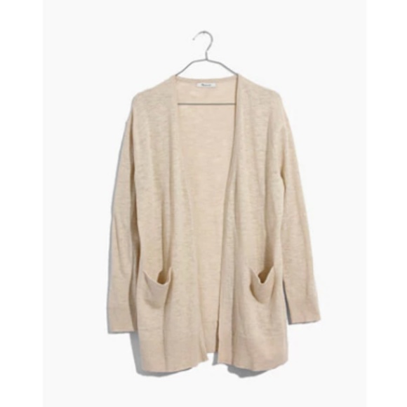 Madewell Sweaters - MADEWELL Summer Ryder Cardigan Sweater Oatmeal XS
